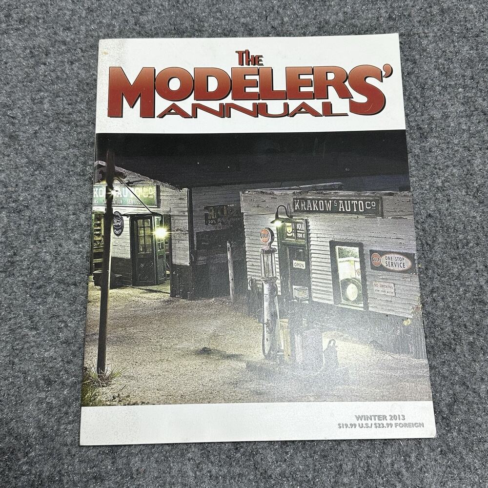 The Modelers' Annual magazine, Winter 2013 Ed Informational Paperback Book Cars